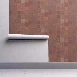 Chocolate Brown Wallpaper Gingezel at Roostery.jpeg