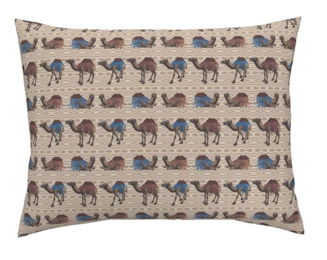 Fun Camels Pillow