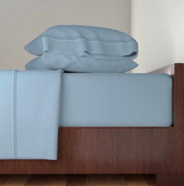 Solid Blue Sheet Set
