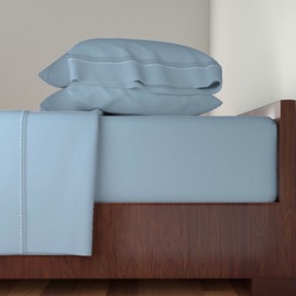 Dusty Blue Sheet Set Gingezel Roostery.jpeg