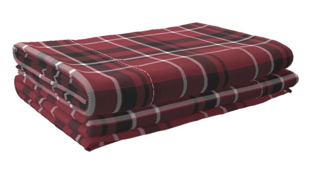 Red Plaid Bedding