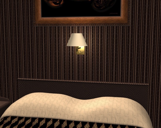 Black Bedroom Detail